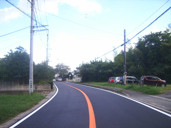 県単舗装道路修繕工事（竹袋）