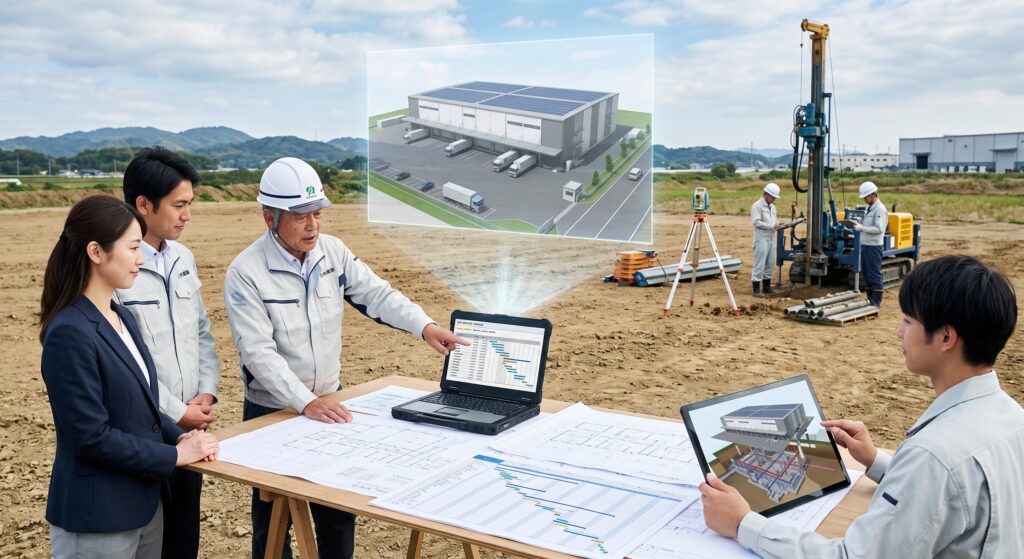 企業・自治体の投資計画を円滑にする技術検証｜施工前の確実な予算・工期プランニング